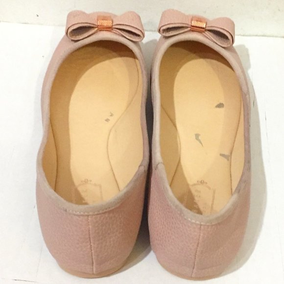 Ted Baker London Light Pink Ballet Flats with Bow - Picture 5 of 8